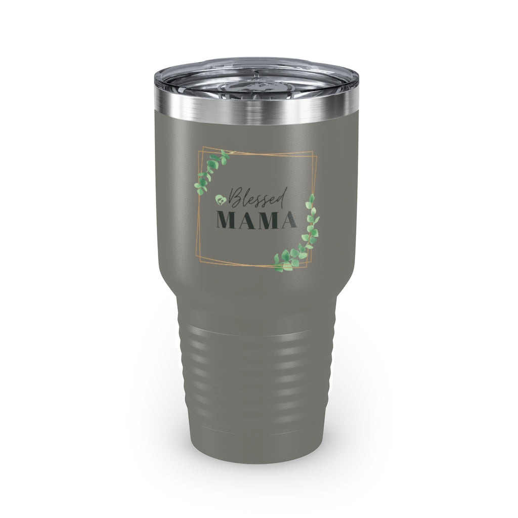 Blessed Mama Ringneck Tumbler, 30oz