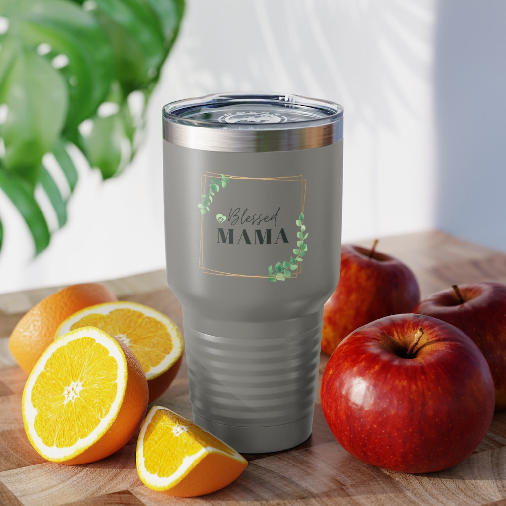 Blessed Mama Ringneck Tumbler, 30oz