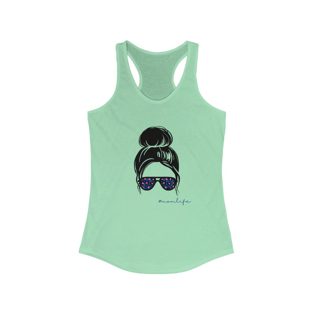 #momlife Racerback Tank