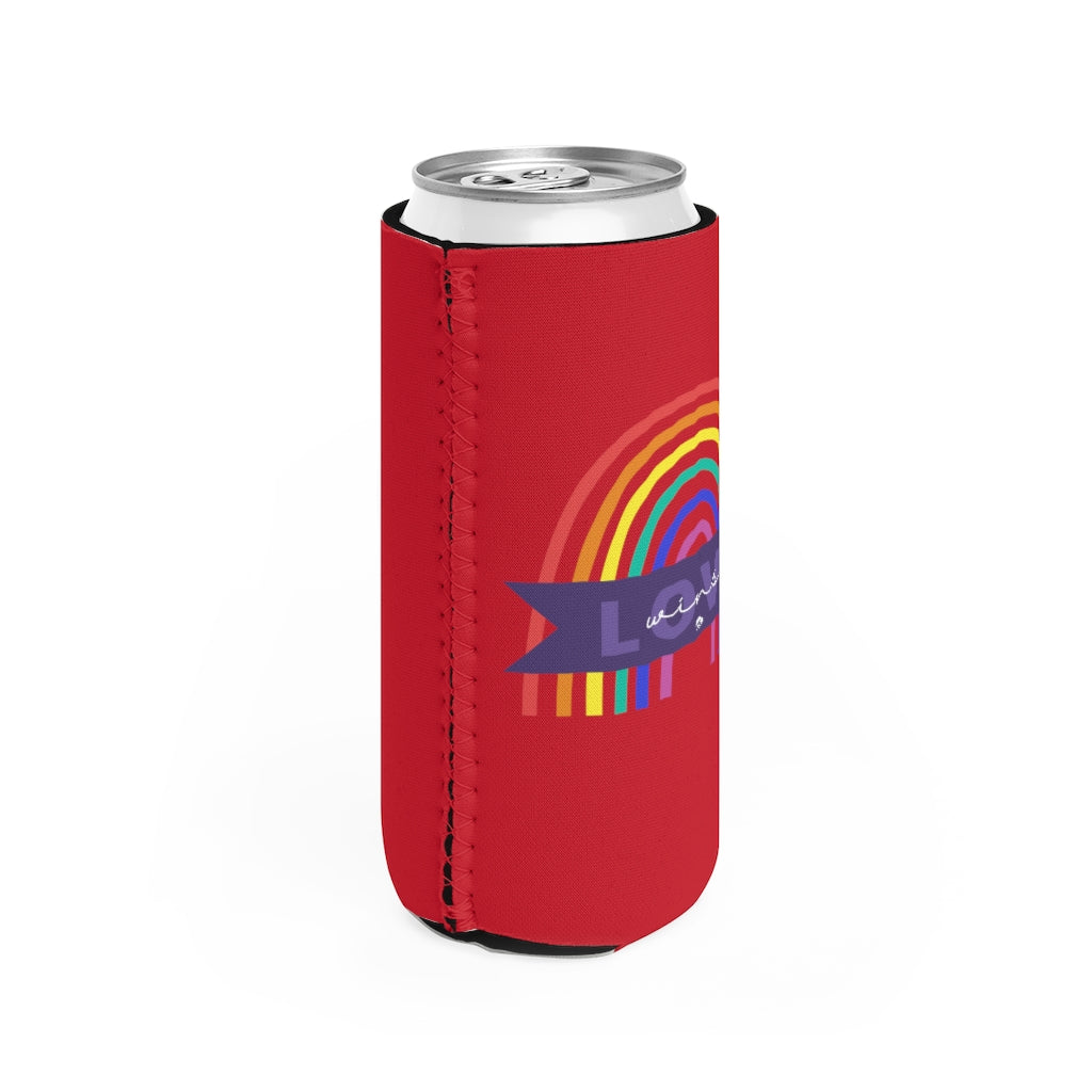 Love Wins Slim Can Cooler