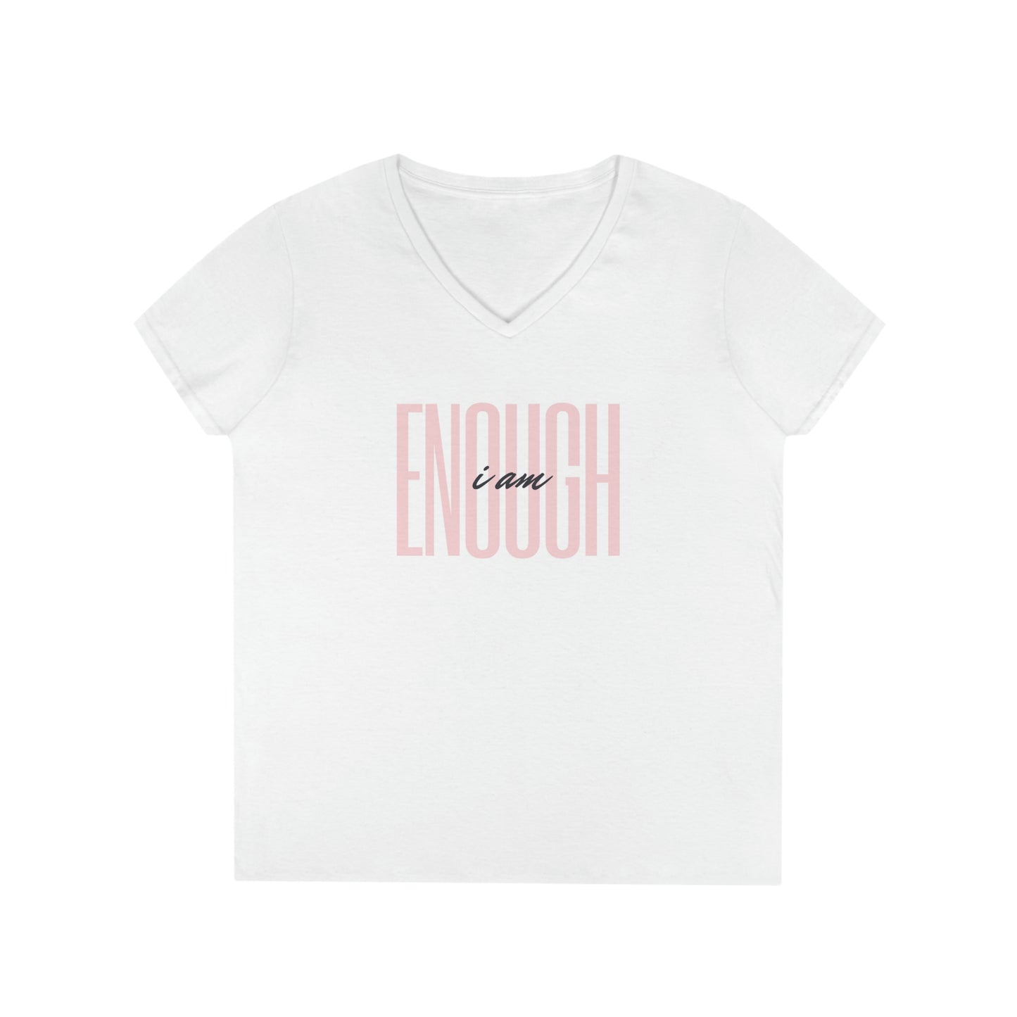 I am Enough. V-Neck T-Shirt