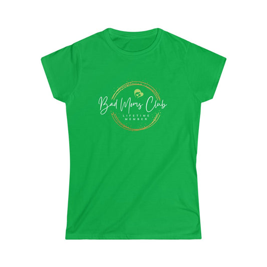 Bad Mom's Club Lifetime Member Softstyle Tee