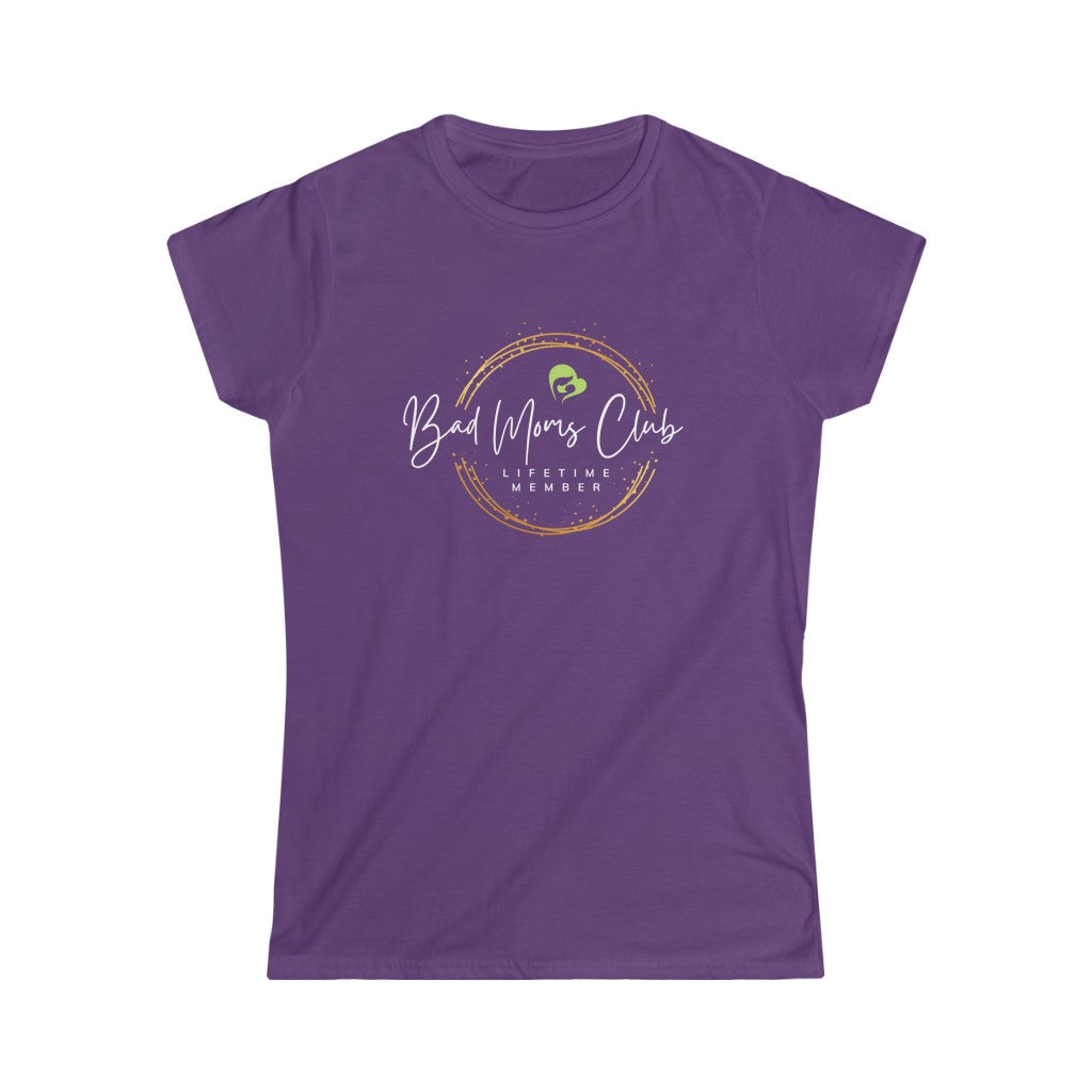 Bad Mom's Club Lifetime Member Softstyle Tee