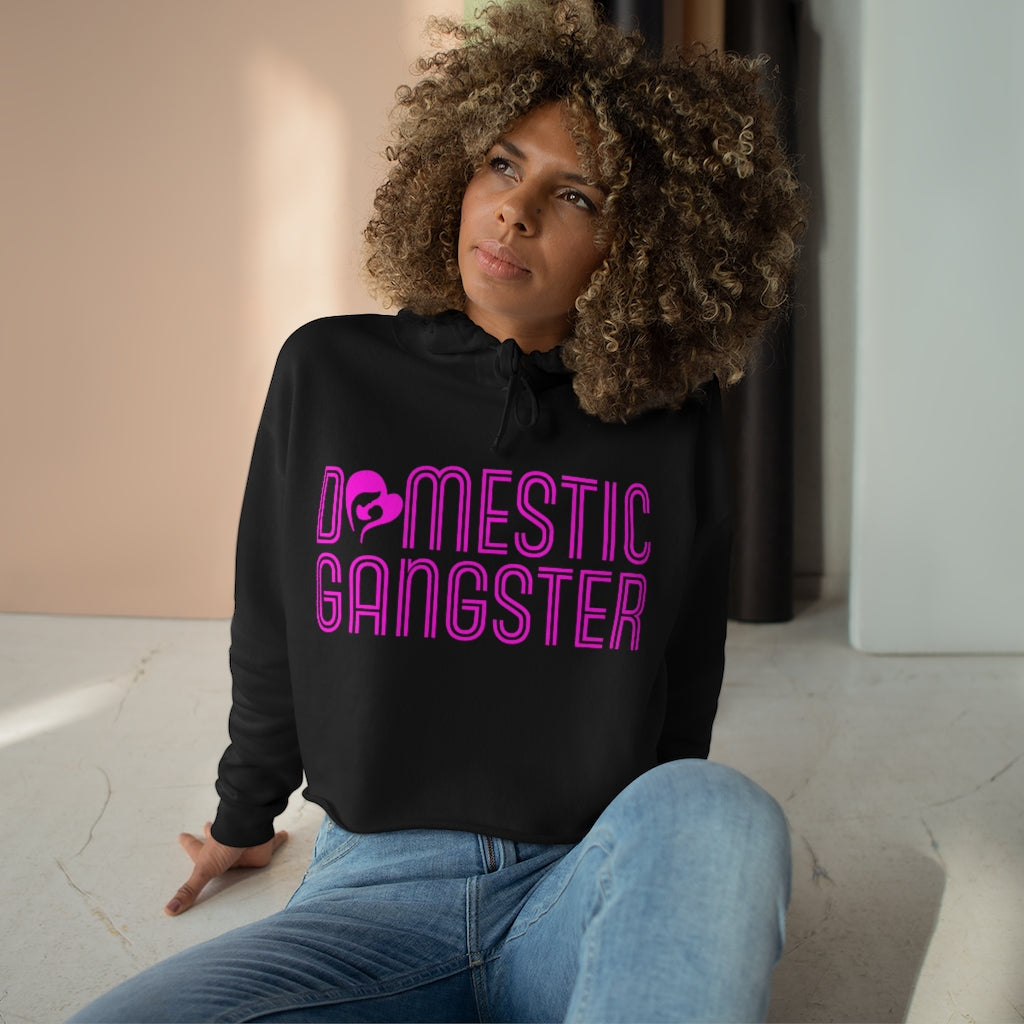 Domestic Gangster Crop Hoodie