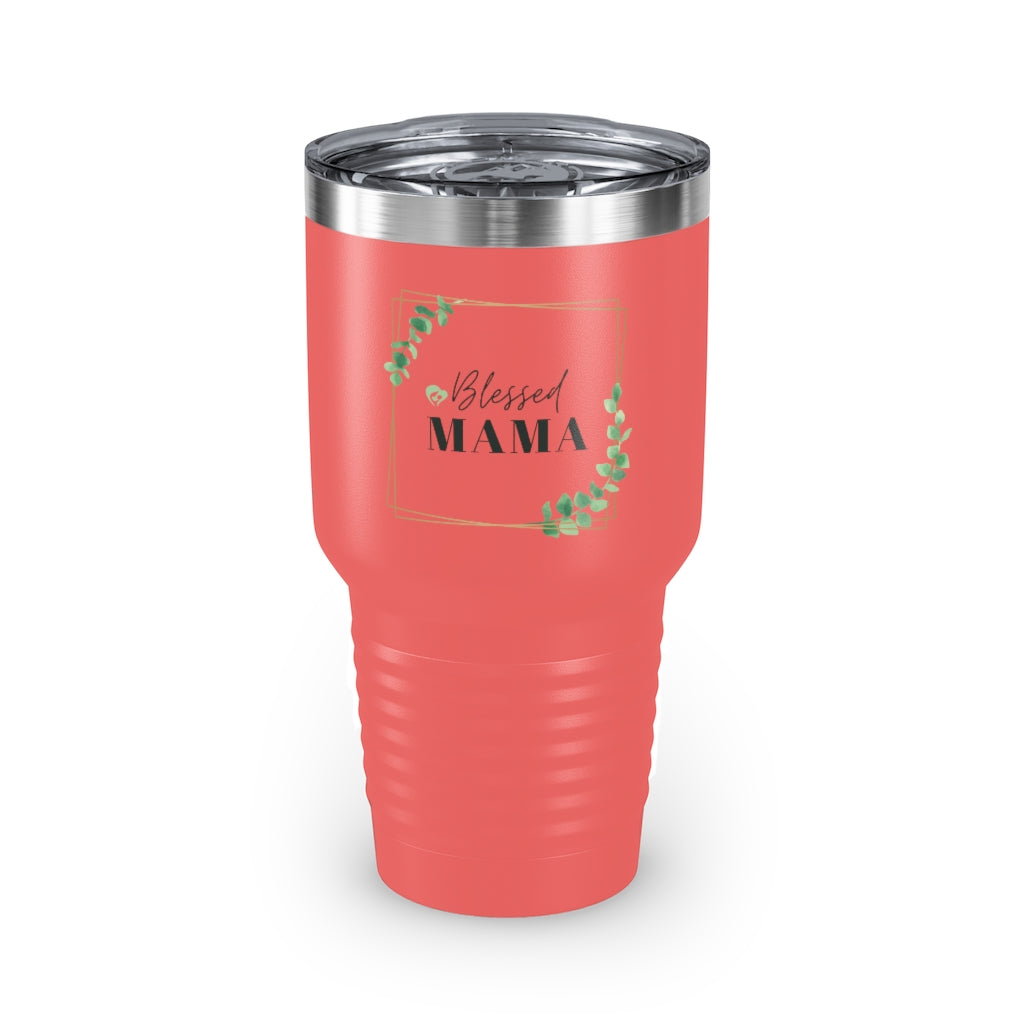 Blessed Mama Ringneck Tumbler, 30oz
