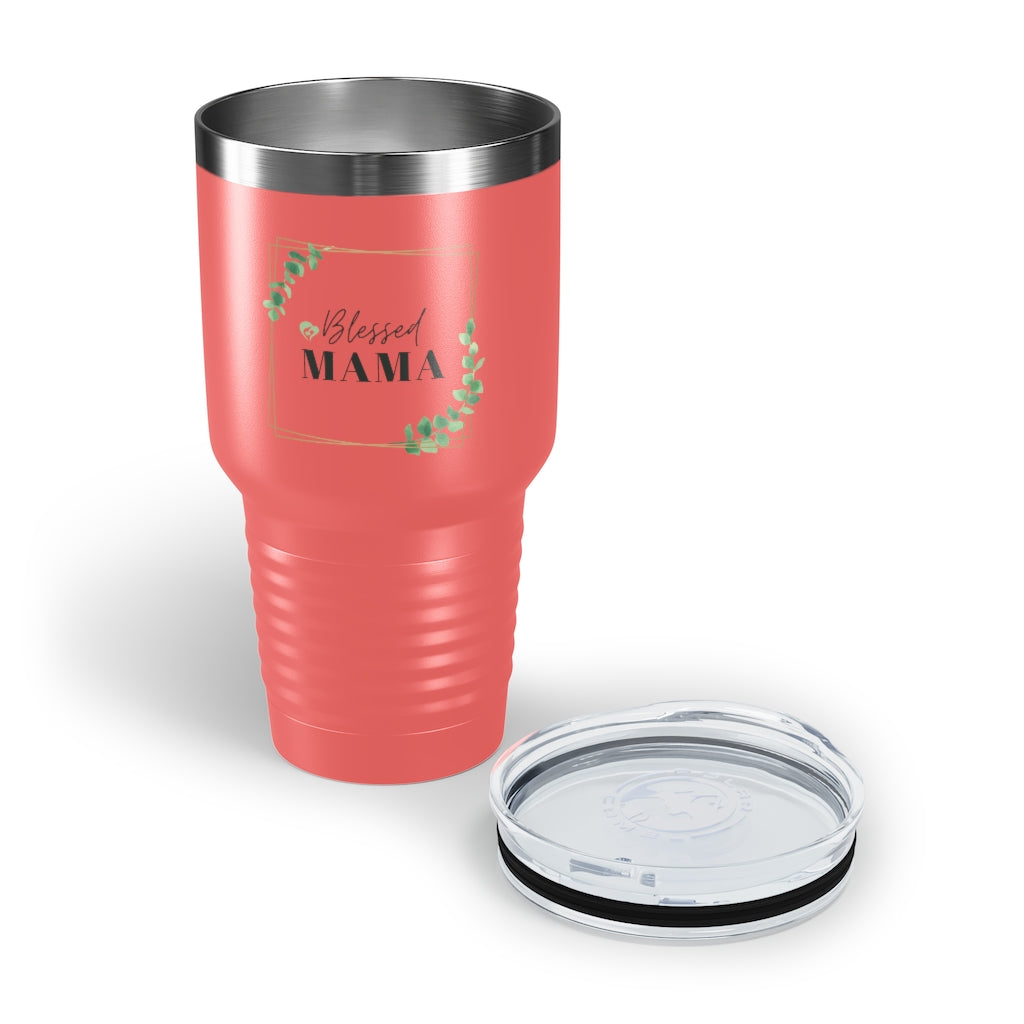 Blessed Mama Ringneck Tumbler, 30oz