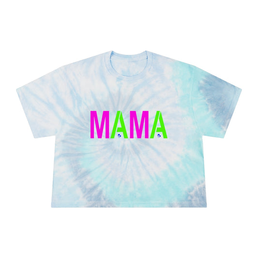 Mama Tie-Dye Crop Tee