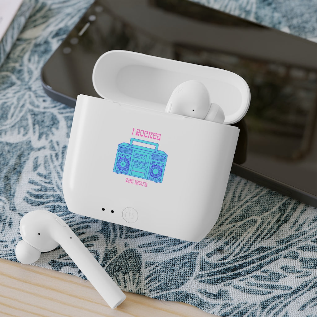 I rocked the 1990's Essos Wireless Earbuds