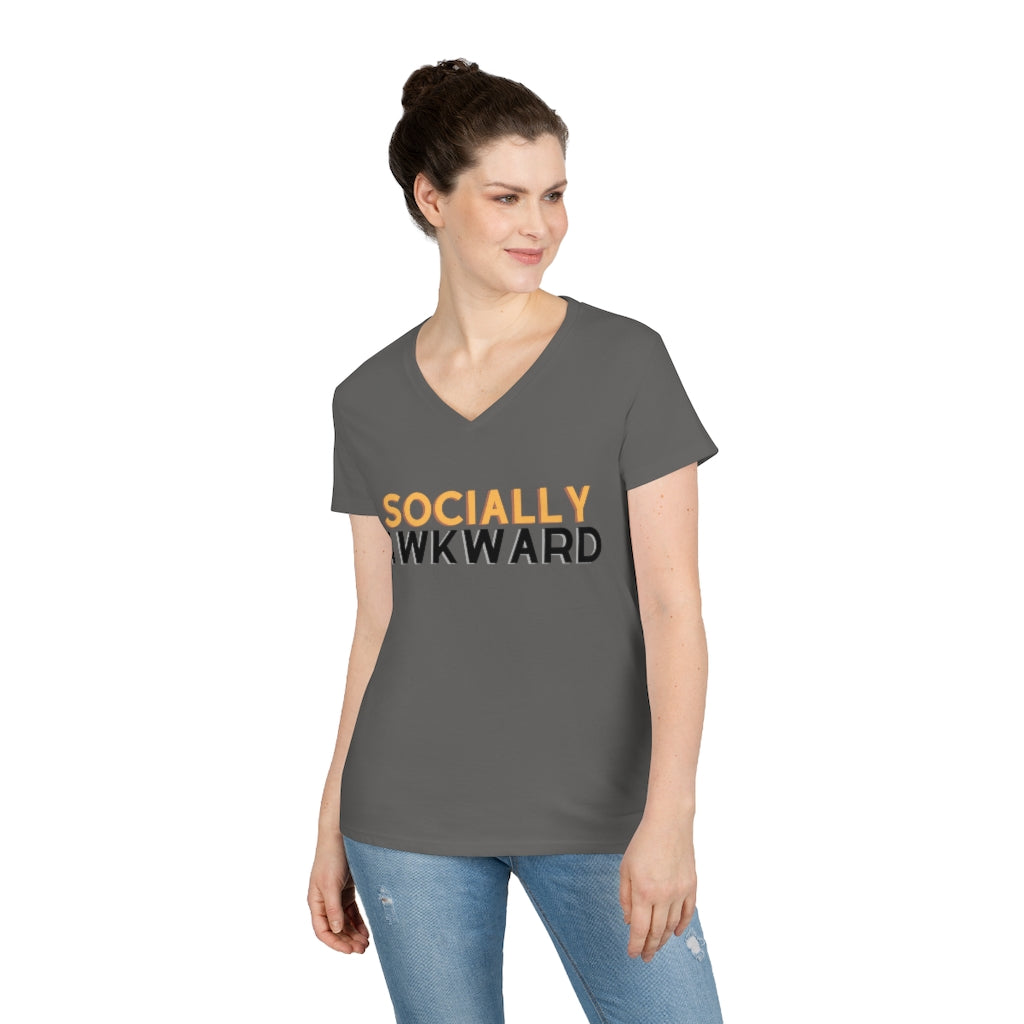 Socially Awkward V-Neck T-Shirt