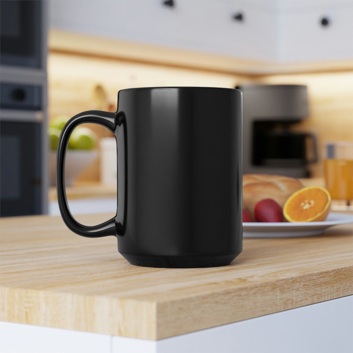 #Momsquad Black Mug, 15oz