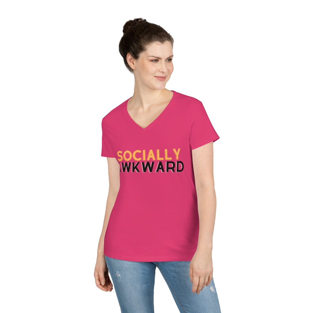 Socially Awkward V-Neck T-Shirt