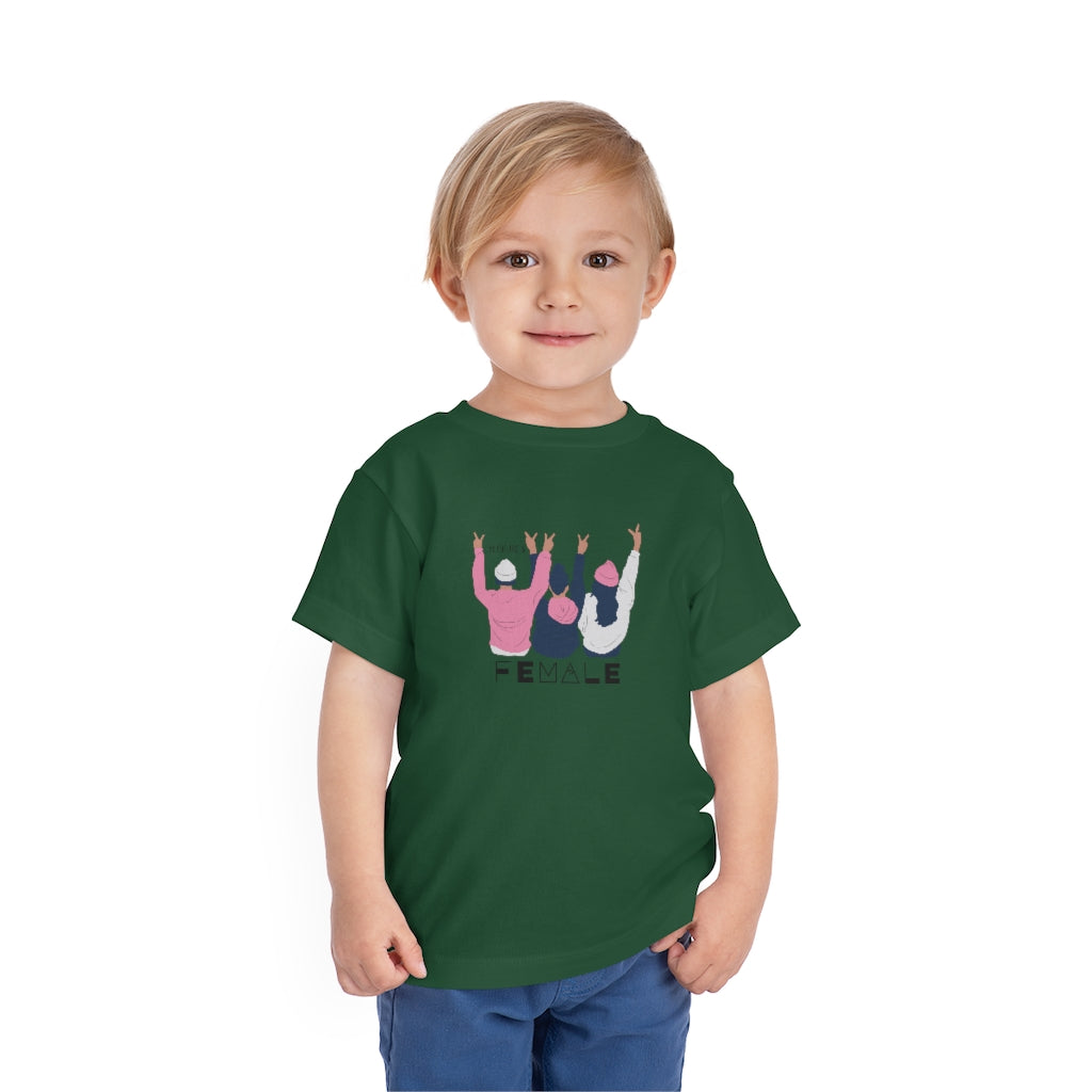 The Future is Female Toddler Short Sleeve Tee